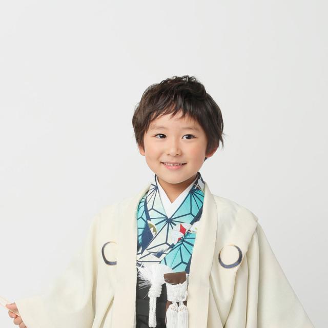 卒園用 小町kids 男児 着物 と 袴 レンタル 110cm 120cm 貸衣装 往復